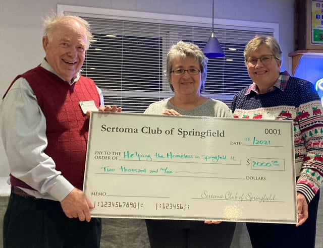 Julie Benson Helping the Homeless check