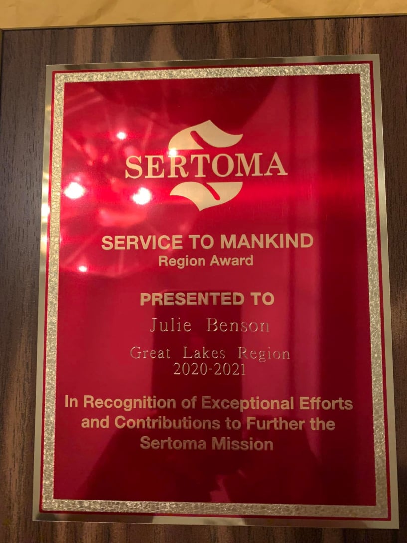 Julie Benson Regional Award
