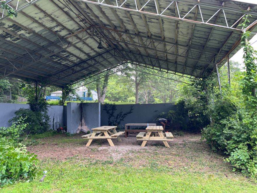 Camp Sertoma Picnic Tables